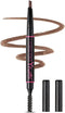 Waterproof Brown Eyebrow Pencil for Women, Filler with Brush for Blondes