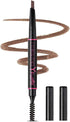 Waterproof Brown Eyebrow Pencil for Women, Filler with Brush for Blondes