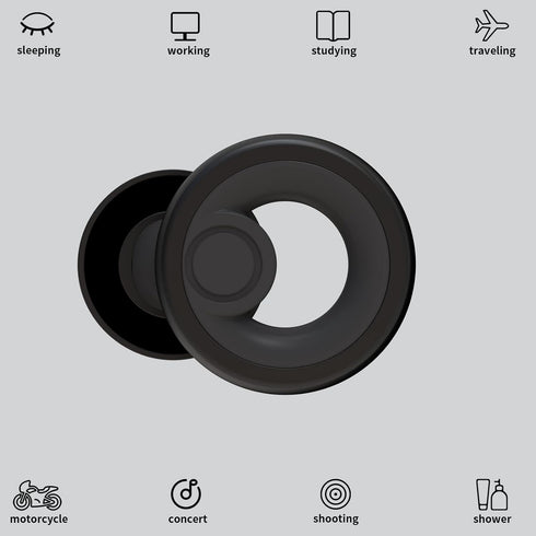 JAYINE Sleep,Concerts,Work,Study,8 -30dB Ear Plugs for Noise Cancelling Ear Protection EarPlugs for Size Eartips