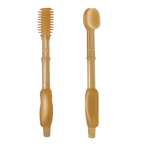 ZHENZQ Toothbrush for Training Teething Infant Toothbrush Bristle Toothbrush Silicone Tongue Brush