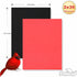 PMLAND Gift Wrapping Tissue Paper - Black and Red, 20 Inches x 26 Inches, 60 Sheets