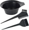 YANTAISIYU 3 Pcs Salon Hair Dyeing Kit Tools - Hair Color Mixing Bowl Tinting Brush and Angled Comb