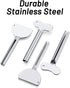 Yopolaz 2 Pack 2) Tube Squeezer - Stainless Steel Toothpaste Squeezer -Metal Manual Dispenser Hand Cream Tube Key