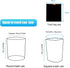 2-3 Gallon Drawstring Trash Bag, Small Garbage Bag Liner for 2-3 Gallon Trash Bin, Black