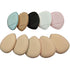 10 Pack Finger Powder Puff with Finger Holder Strap, Mini Fingertip Makeup Sponge Pad for Liquid Foundation, Cream, Concealer, Eye Shadow, Wet Dry Beauty Makeup Tools (5 Color)