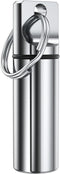 TecQach Small Pocket Pill Box Keychain, Aluminium Alloy Portable Mini Pill Organizer Case