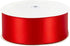 LIUYAXI Red Double Face Satin Ribbon 2" X 50 Yards, Ribbons Perfect for Crafts, Gift Wrapping, Bow Making and More by LIUYAXI