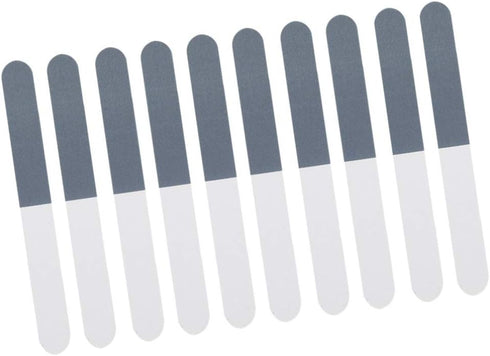 Scicalife 10pcs Double Sided Nail Files, 3 Way Emery Board Nail Buffering Tools for Home and Salon