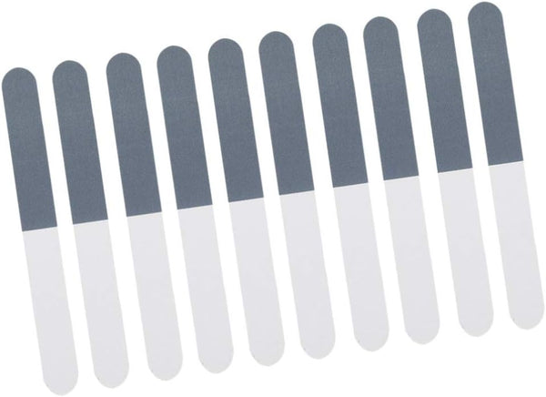 Scicalife 10pcs Double Sided Nail Files, 3 Way Emery Board Nail Buffering Tools for Home and Salon