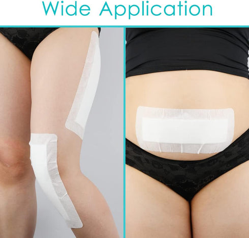 POSTOP MEDICAL WEAR 10 4x14 Inch Tummy Pcs Waterproof C-Section Adhesive Island Dressing Extra Long | Tuck Incision
