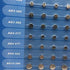 Cotchear 40pcs Alkaline Cell Batteries Assorted, 1.5 Volt AG1/LR621, AG3/LR41, AG4/LR626, AG5/LR754, AG12/LR43,