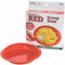 Essential Medical Supply Power of Red Adaptive Scoop Dish, Suction Cup Bottom for Easier Eating - 2 Dishes Included
