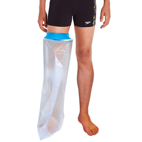 Asunby Cast Covers for Shower, Waterproof Full Leg Protector for Adult, Reusable for After Surgery Care