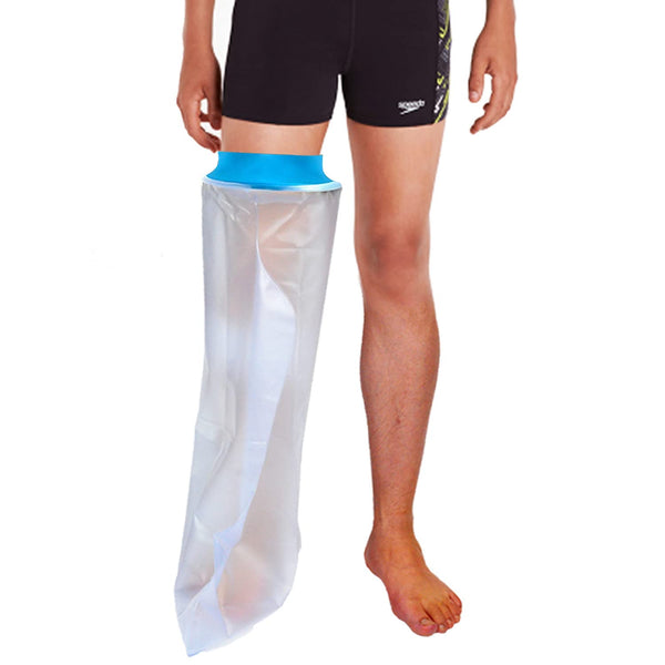 Asunby Cast Covers for Shower, Waterproof Full Leg Protector for Adult, Reusable for After Surgery Care