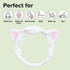 I DEW CARE Face Wash Headband - White Cat Design for Washing, Cleansing, Spa, Quick Dry, Reusable