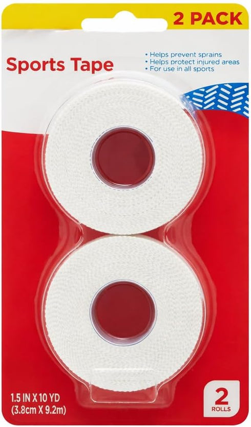 TIMPHO Athletic Sports Tape 1.5 Inch x 10 Yards per Roll, Easy Tear