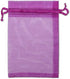 TheDisplayGuys 100-Pack 6x8 Hot Pink Sheer Organza Gift Bags with Drawstring, Jewelry Candy Treat Wedding Party Favors