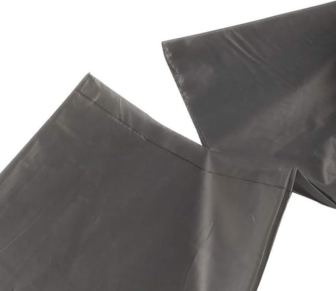 18 Gallon Large Kitchen Trash Bag, Gray, 100 Counts by Qskely