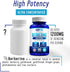 We Like Vitamins Berberine 1200mg Pure Max Strength, 180 Gluten-Free Vegetarian Capsules