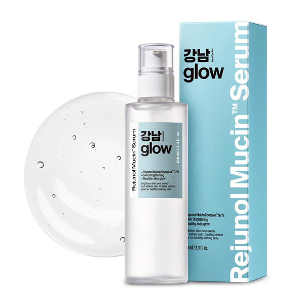 Rejunol Mucin Serum 3.3floz, 97% Snail Mucin, Panthenol, Niacinamide Serum for Face, Korean Skin Care Product