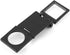 10X 28mm Mini Three-Folding Magnifier, Zinc Alloy Loupe Pocket Reading Magnifiers with Scale for Optical Jewelry