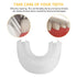 HEALLILY 2pcs U Shaped Toothbrush Head Silicone Automatic Electric Toothbrush Heads Replacement Refill