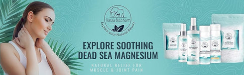 Natural Elephant Dead Sea Magnesium Bath Flakes 1 lb bag - Pure Magnesium Chloride Soak for Body and Foot Relaxation