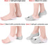 Invisible Height Increase Elevators Heels Cushion Insole, Heal Dry Cracked Heels & Protector, White, 2 cm