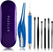 POZILAN Ear Picker Tweezers with LED Light, 8 Pack Ear Wax Removal Tool Cleaner Kit for Kids and Adults, Ear Cleaning