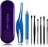 POZILAN Ear Picker Tweezers with LED Light, 8 Pack Ear Wax Removal Tool Cleaner Kit for Kids and Adults, Ear Cleaning
