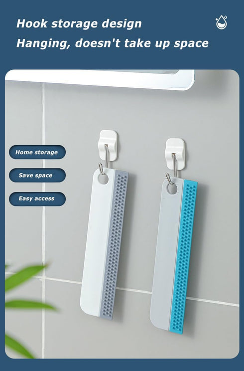 All-Purpose Mini Soft Rubber Window Squeegee Window Scrubber Scraper Glass Cleaning Squeegee Tool for Glass,Shower Door,Mirrors,Bathroom,Kitchen Countertops,Car Windshield (2) by lightstar