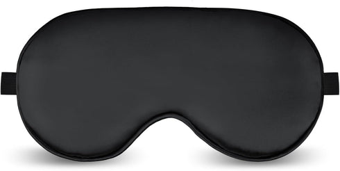 Silk Eye Mask Sleeping Blindfold for Nap, Adjustable Sleep Cover, Blackout Eye Shade for Travel