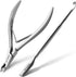 MR.GREEN Cuticle Nippers Nail Manicure Scissors, Stainless Steel Cutters with Pusher for Beauty Tool (Mr-1028+Pusher)