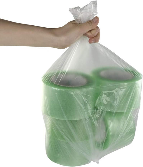 Small Garbage Bags, 3 Gallon, 225 Count, Black, Clear and White