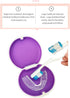 Alliph Slim Retainer Case, Traveling Holder for Mouth Guard, Magnetic Close Waterproof Denture Case with 1 Remover