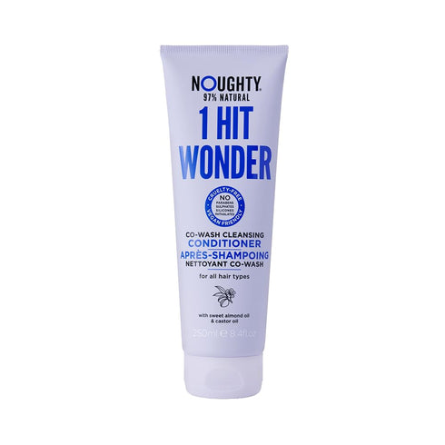 Noughty 97% Natural 1 Hit Wonder Co-Wash, Non Foaming 2 in 1 Shampoo and Conditioner, Sweet Almond Oil, 250ml