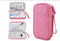 Double Layer Diabetic Supplies Storage Bag, Organizer for Glucose Meter, Insulin Pen, Test Strips, and More (Pink)
