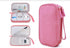 Double Layer Diabetic Supplies Storage Bag, Organizer for Glucose Meter, Insulin Pen, Test Strips, and More (Pink)