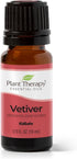 Plant Therapy Vetiver Essential Oil, 100% Pure, Undiluted, 10 mL (1/3 oz)