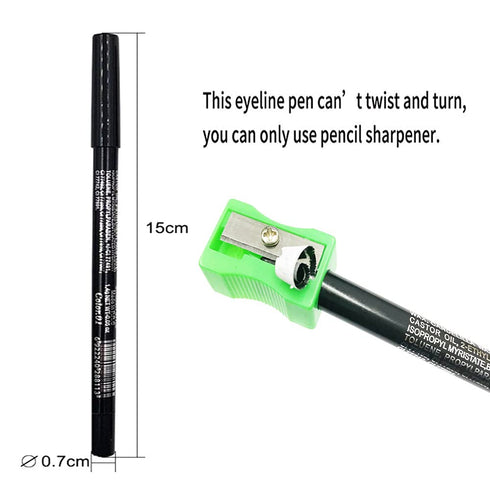 evpct 6Pcs Colored Glitter Eyeliner Pencils Set - Waterproof for Women, Dark Light Royal Blue, Emerald Green, Purple