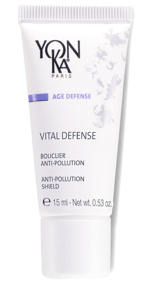 Yon-Ka Vital Defense Day Cream, 15ml Daily Facial Moisturizer and Hydrating Anti-Pollution Creme, Dermatologist Tested