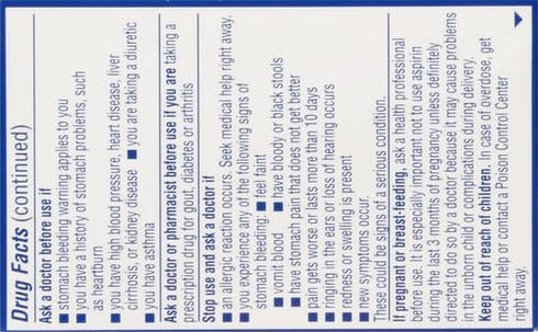 St. Joseph Aspirin Pain Reliever (NSAID) 81mg, Enteric Safety Coated, Adult Low Dose Regimen, 36 ct