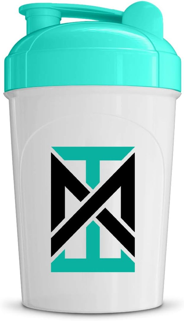 MIXT Energy Shaker Bottle, 16 oz, BPA Free, Lid Mixing Technology, Teal