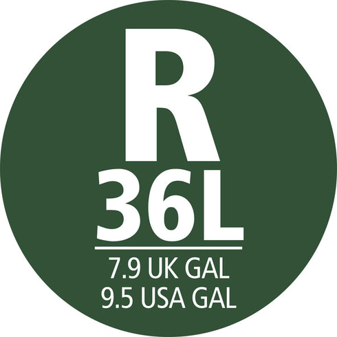 R/9.5 (40 Brabantia PerfectFit Trash Bags (Size Gal) Thick Plastic Trash Can Liners with Drawstring Handles Bags)