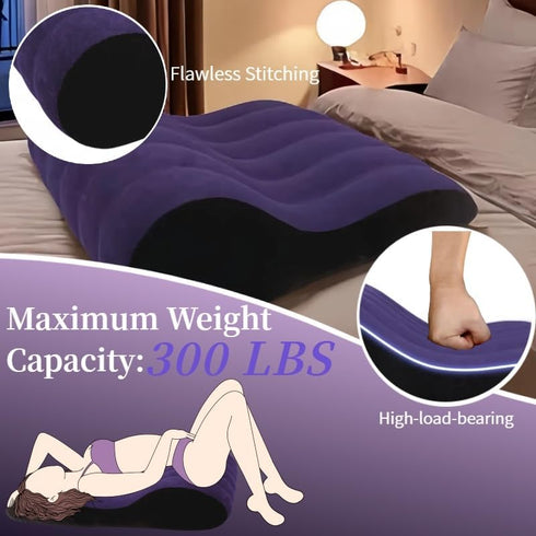 Traumhk Sex Sofa Sex Furniture Cushion Inflatable Sex Pillow Bondage Sex Toys for Deeper Position Support for Adult