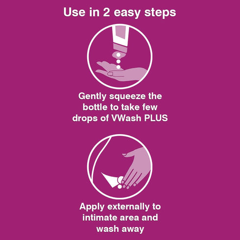 VWash 100 ML Plus for Feminine Care and Hygiene