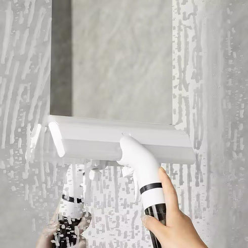 3 in 1 Professional Window Cleaner, Squeegee with Water Sprayer & Waste Water Collection Tank for Glass Cleaning