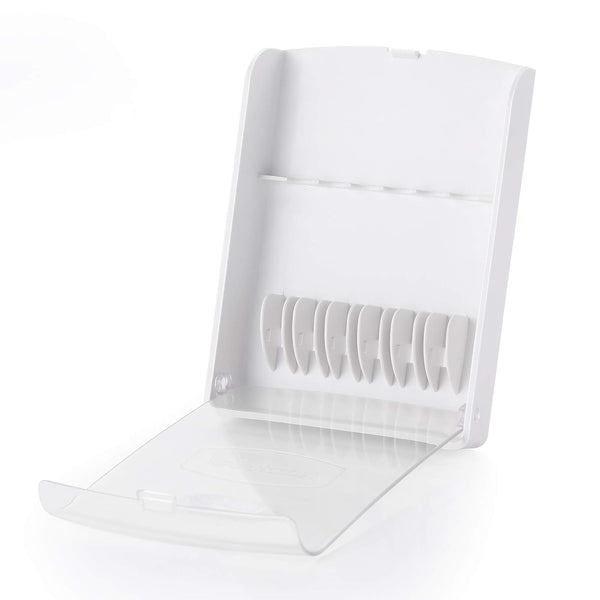 Storage Case for Waterpik Replacement Tips, No Tips Included, White