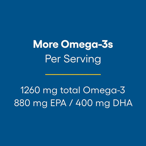 Natural Factors RxOmega-3 Fish Oil, 1260 mg Omega-3, Pharmaceutical Grade, 240 Count, No Fishy Aftertaste