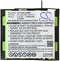 Replacement Battery for Compex 4H-AA1500 941210, Mi Mi-Sport, PerformanceE Mi-Ready
